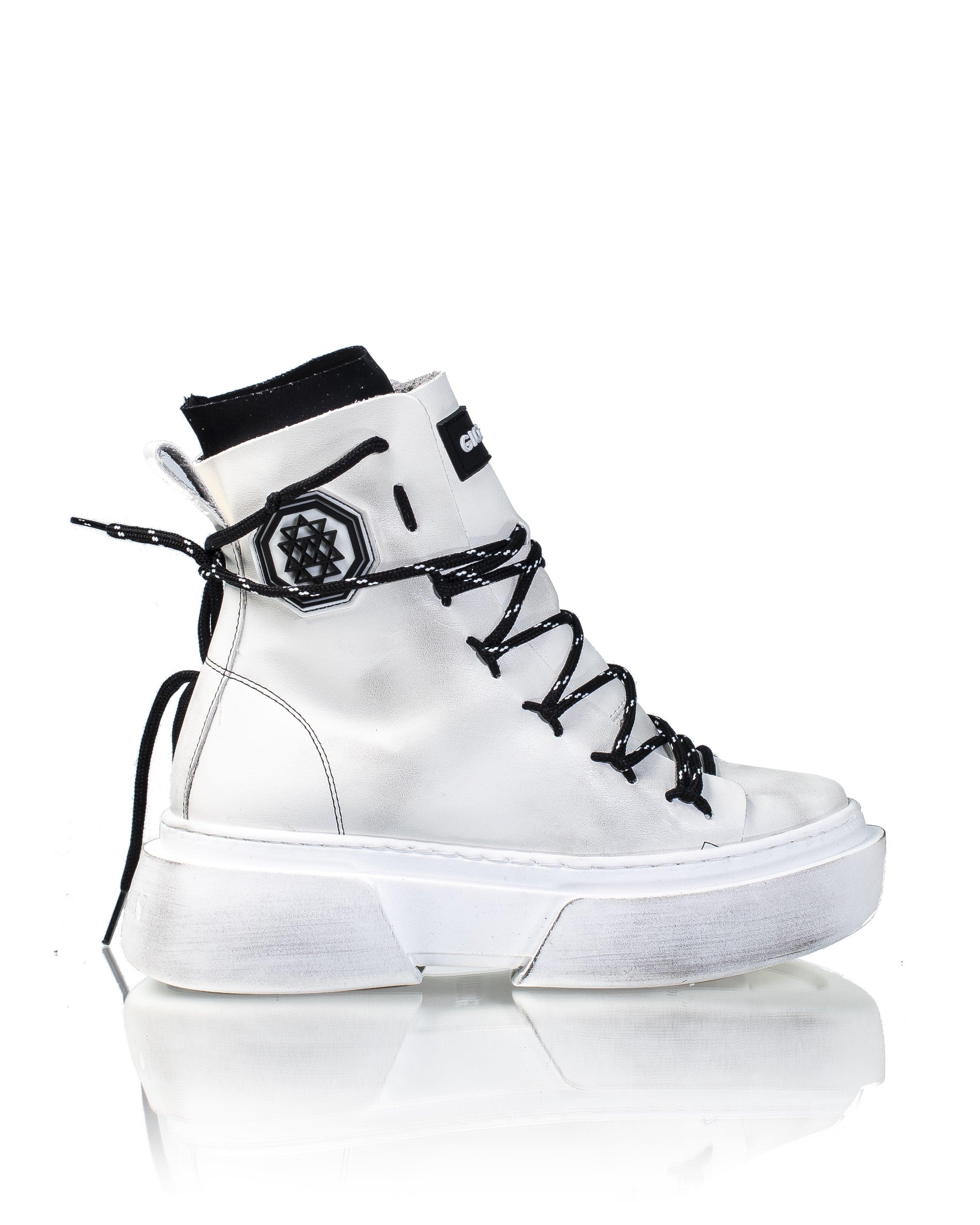 Stivale Abrams Bianco/Nero - Gioselin