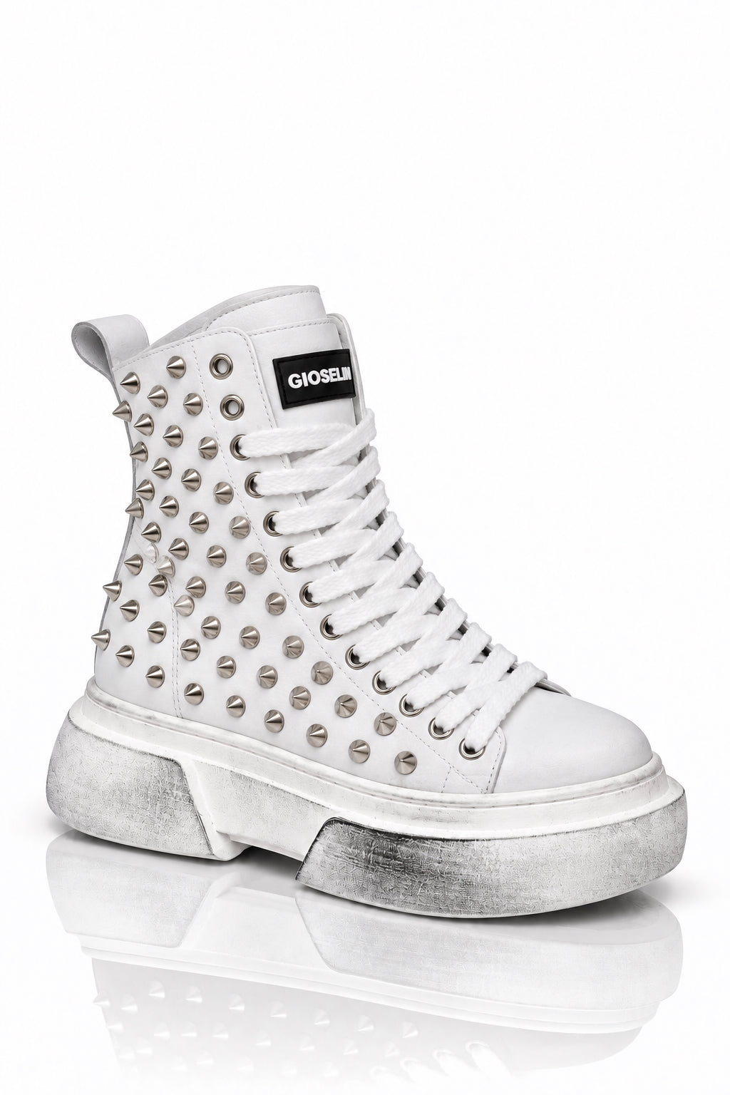 New Abrams Studs 2.0 Bianco