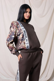 Completo Wild Elegance Marrone