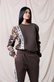 Completo Wild Elegance Marrone