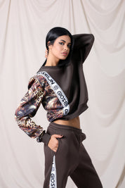 Completo Wild Elegance Marrone