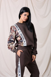 Completo Wild Elegance Marrone