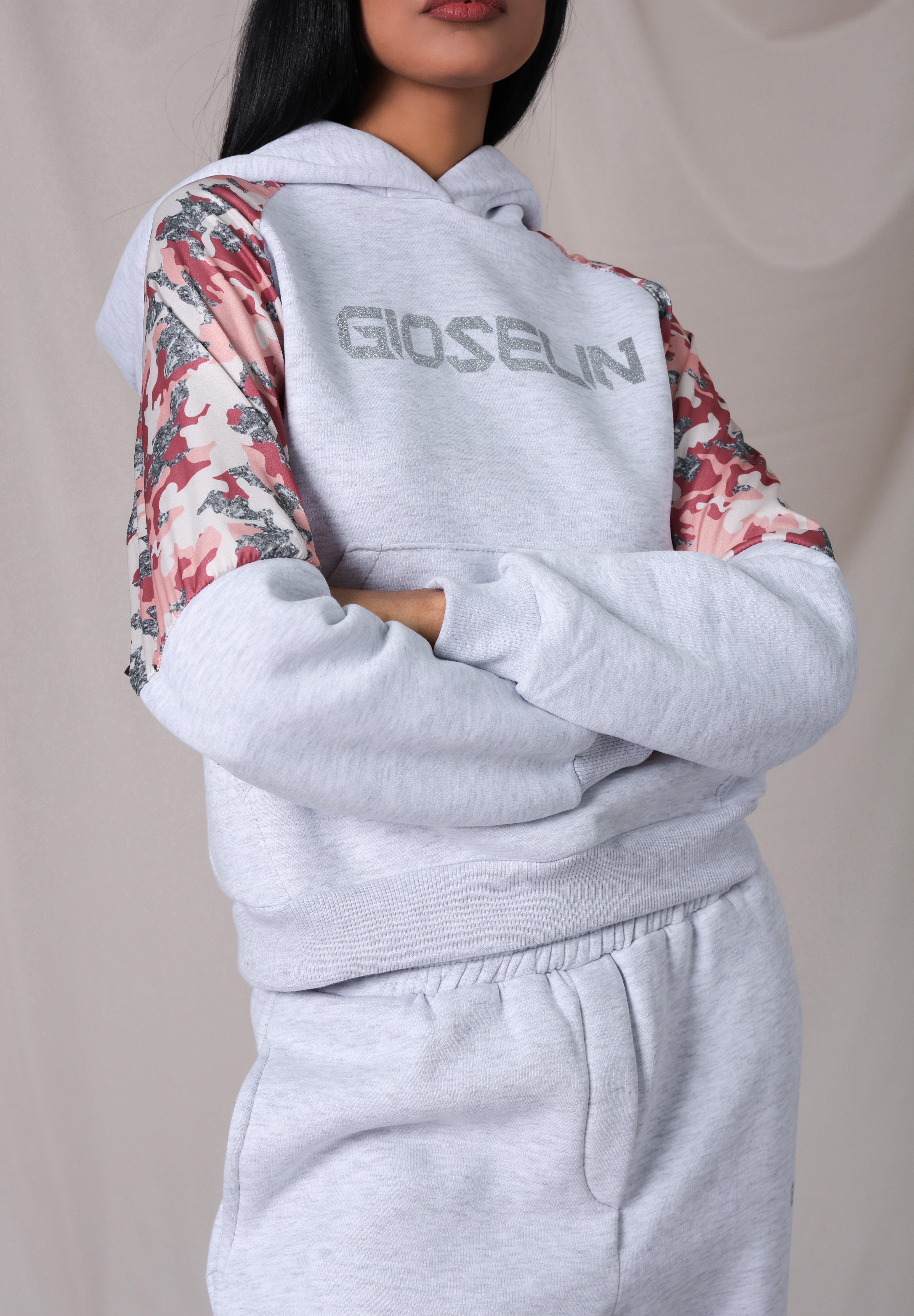 Tuta Shine Camouflage Grigia