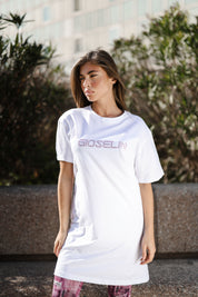 Completo Shirt Diamond e Leggings Denim Rosa