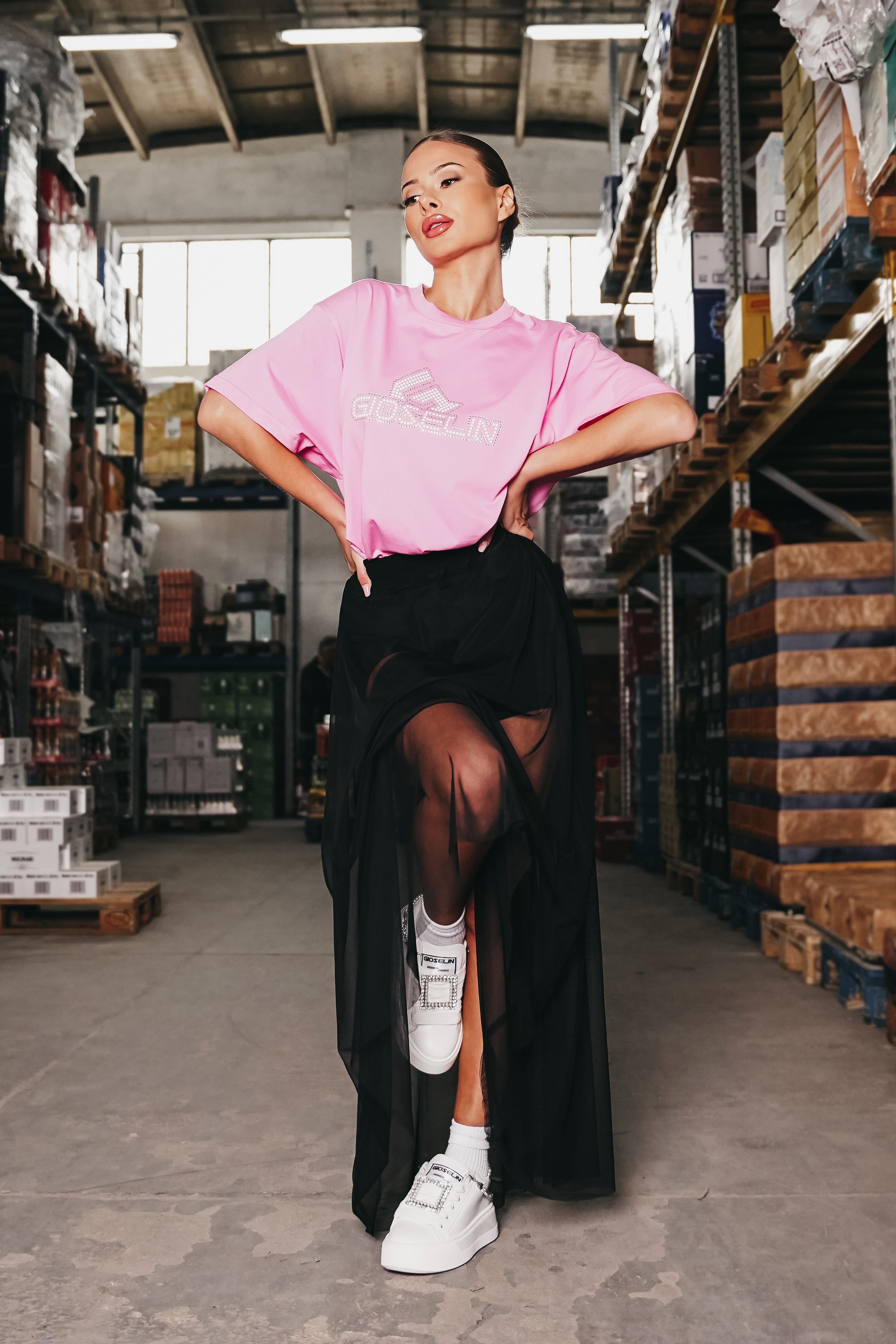 T Shirt Perle Rosa Gioselin