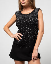 Vestito Nero Diamond con Swarovski