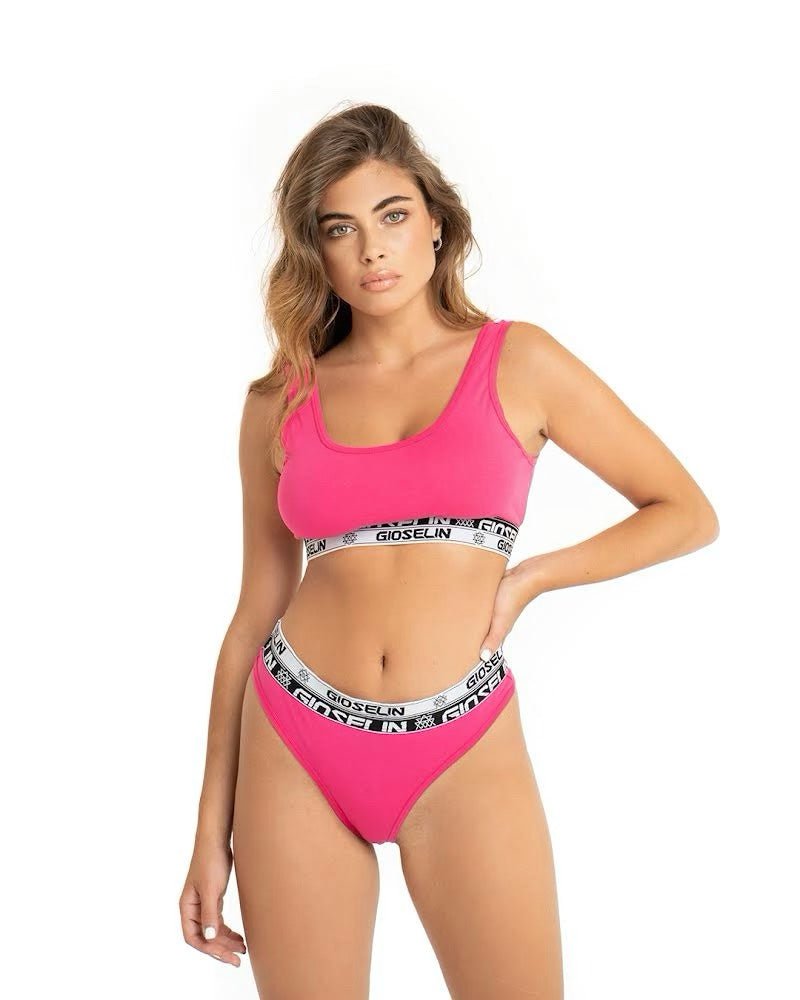 Set Brassière e Slip Fucsia