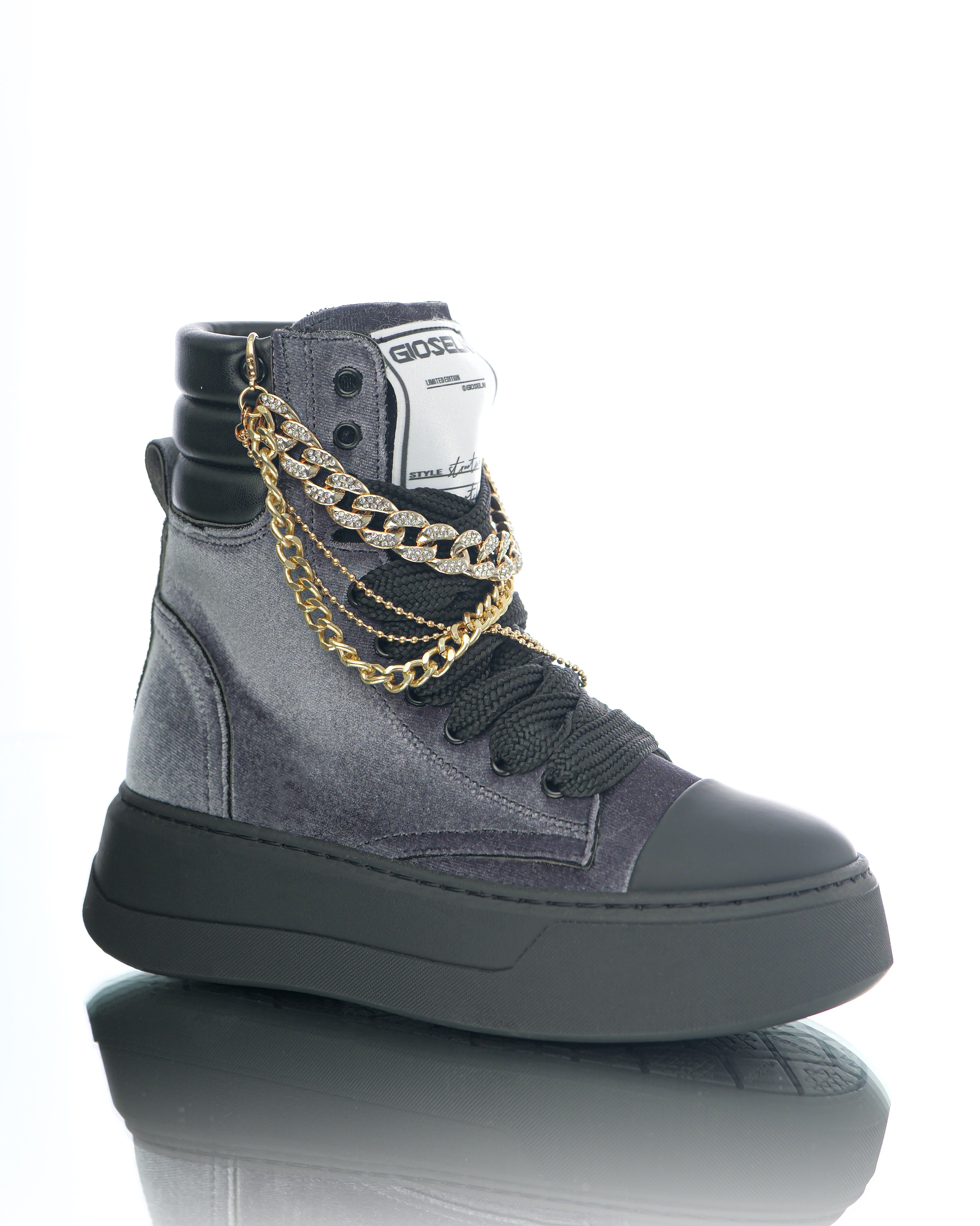 Nit-up Collier Velvet Grigio