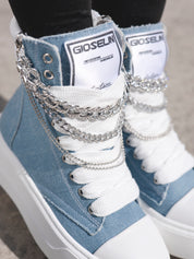 Nit-up Collier Denim Argento