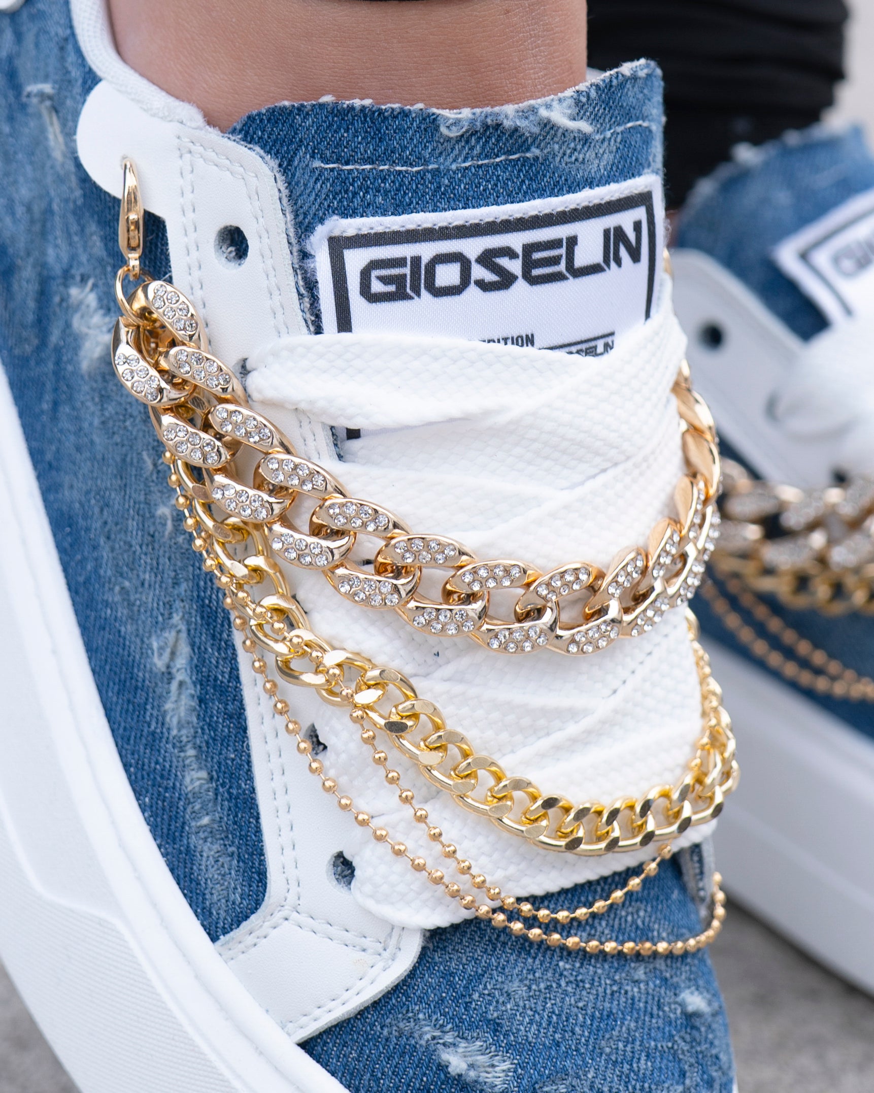 Collier Denim in Oro