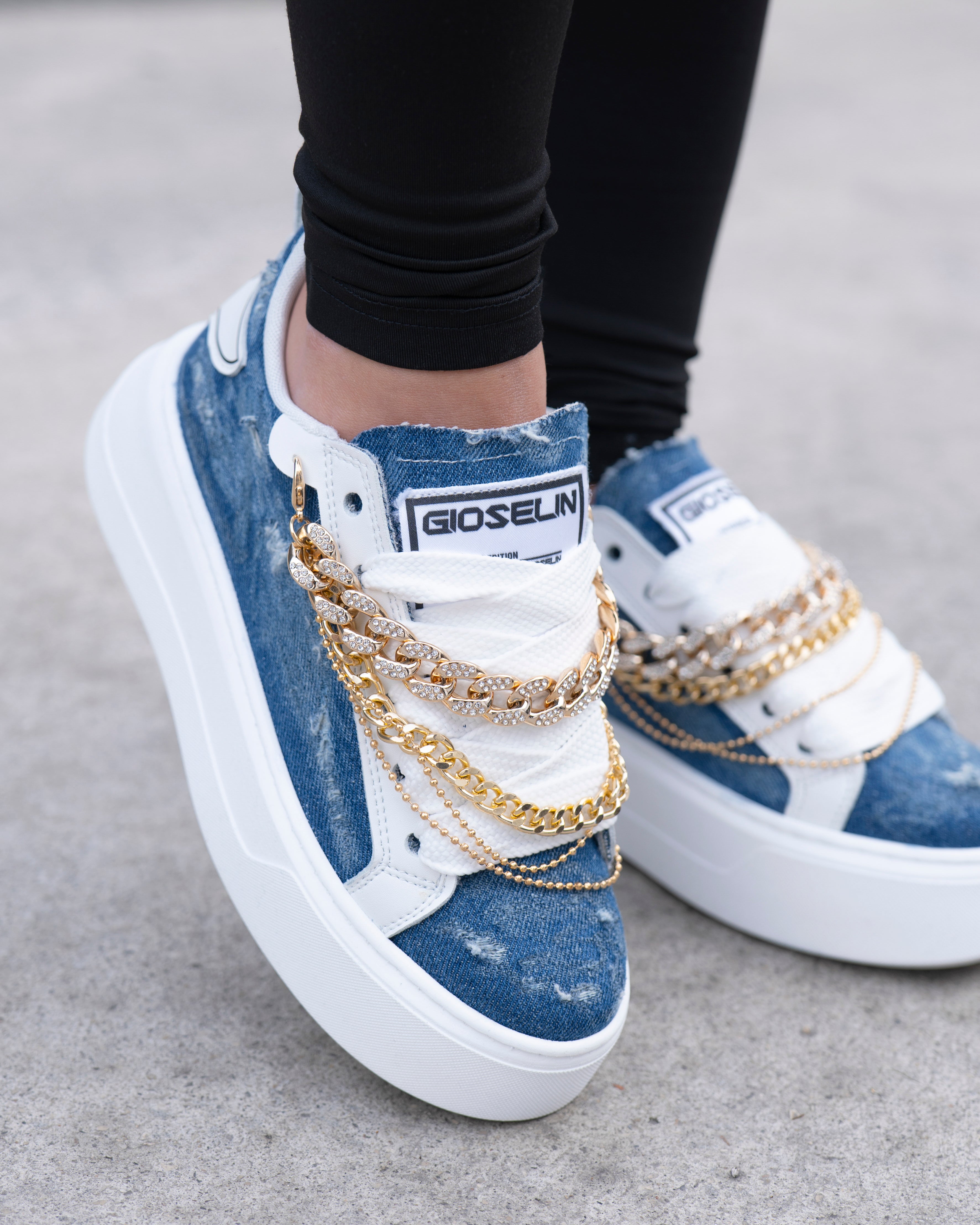 Collier Denim in Oro