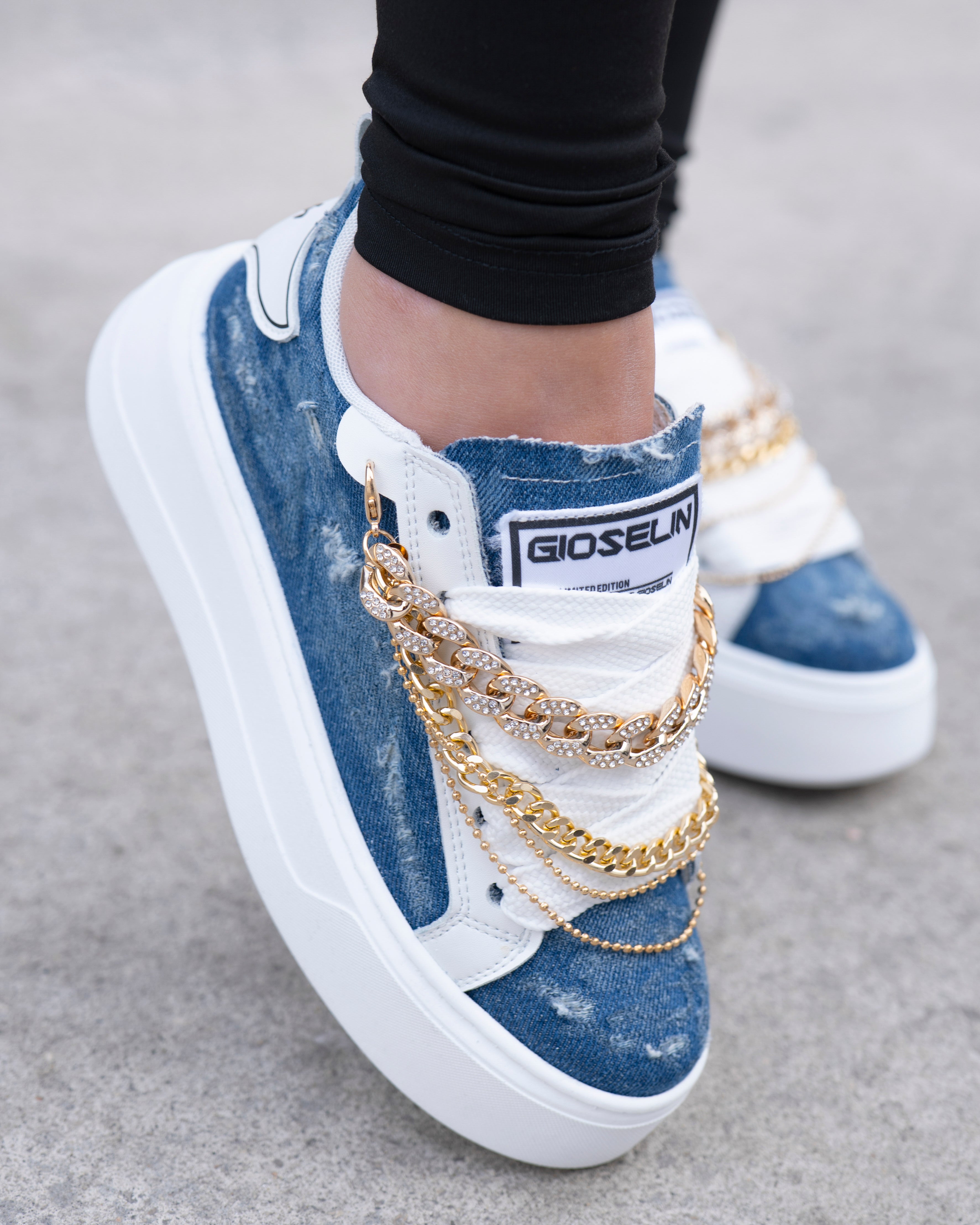 Collier Denim in Oro