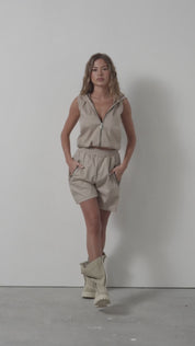 Completo Zip Beige
